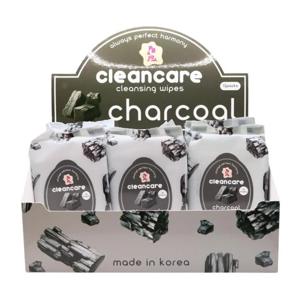 PB&JAY CLEANCARE CHARCOAL MAKEUP TISSUE