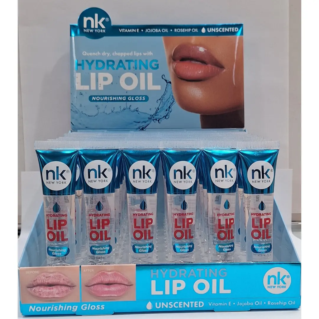 NK HYDRATING LIP OIL (VITAMIN E, JOJOBA OIL, ROSEHIP OIL)