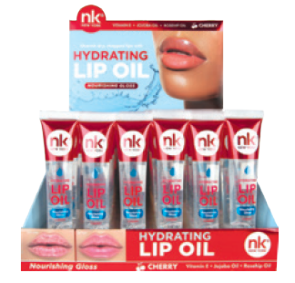 NK HYDRATING LIP OIL CHERRY (VITAMIN E, JOJOBA OIL, ROSEHIP OIL)