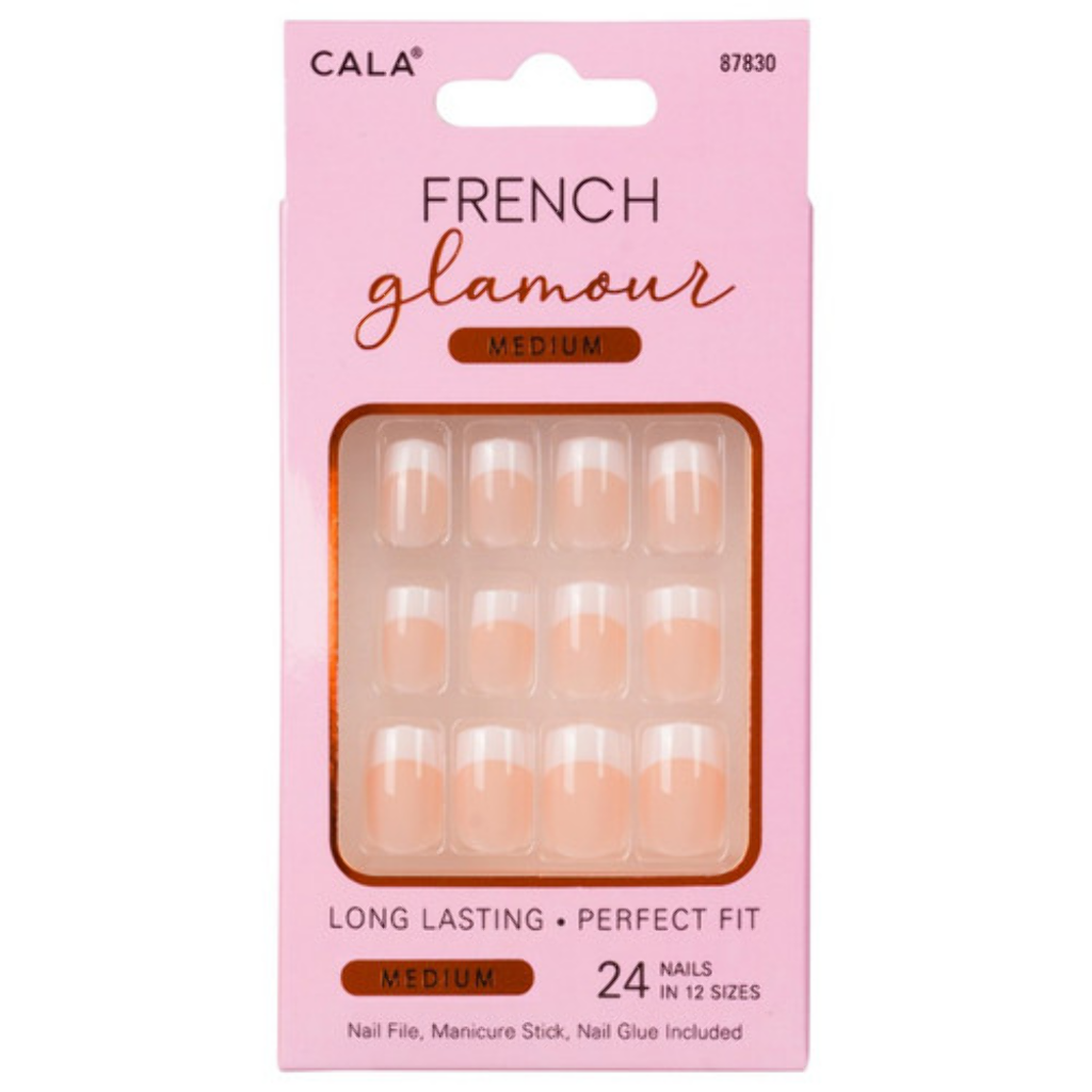 FRENCH GLAMOUR 24CT NAIL TIP/MEDIUM