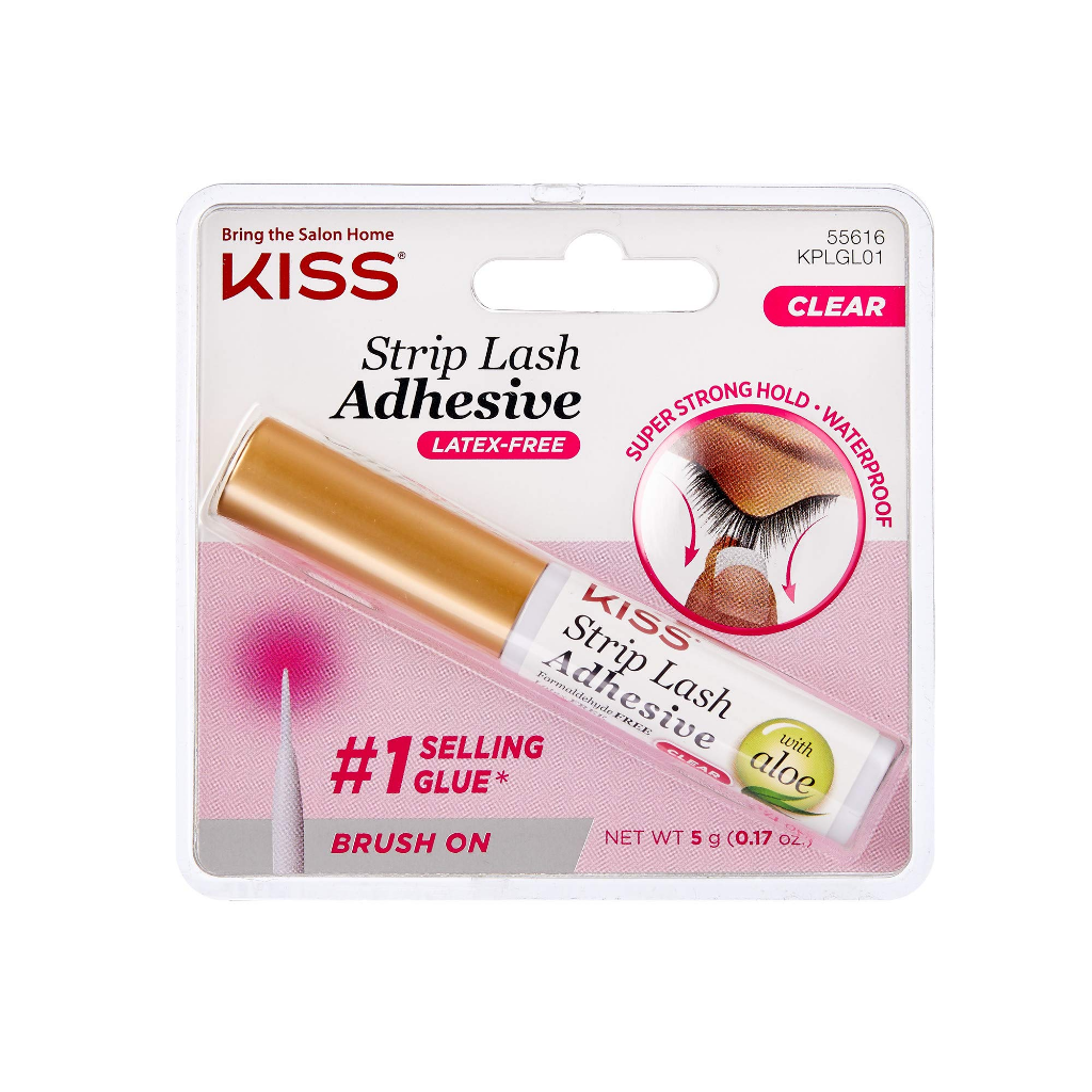 KISS STRIP LASH ADHESIVE EYELASH GLUE-LATEX FREE