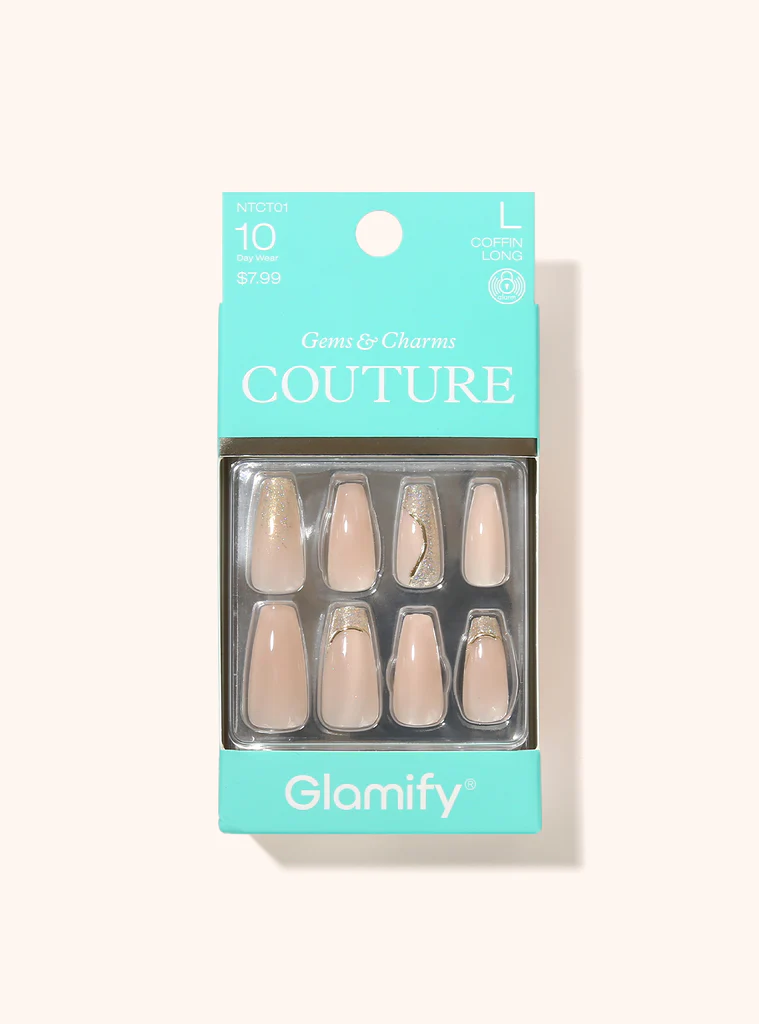 Nail Tip: COUTURE - COFFIN LONG
