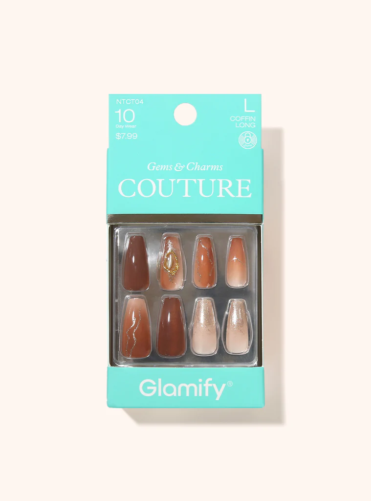 Nail Tip: COUTURE - COFFIN LONG