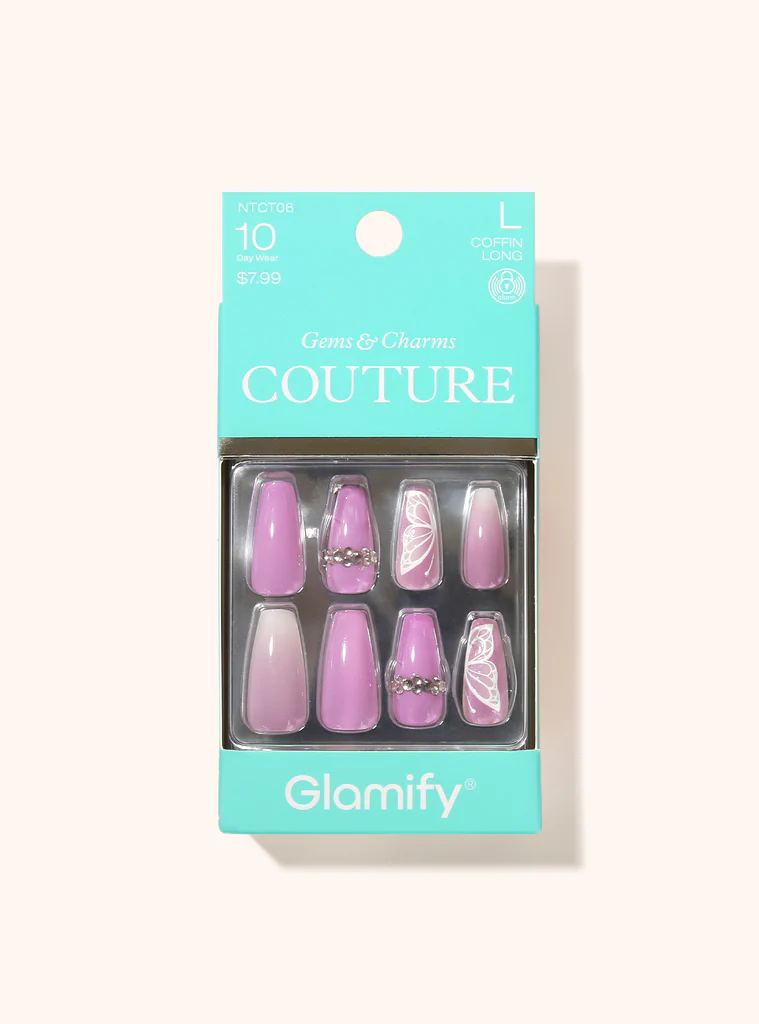 Nail Tip: COUTURE - COFFIN LONG
