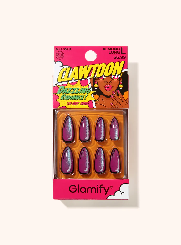 Nail Tip: CLAWTOON -ALMOND 
LONG