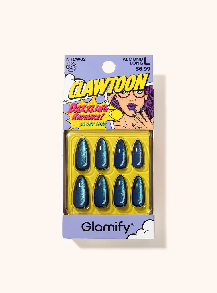 Nail Tip: CLAWTOON -ALMOND 
LONG