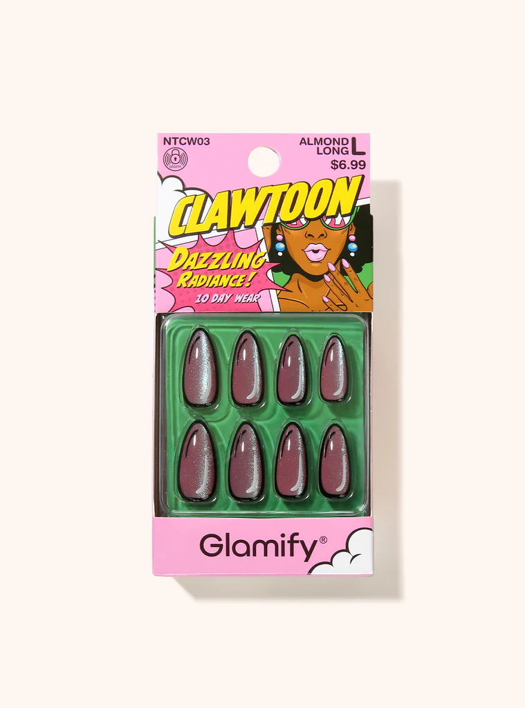 Nail Tip: CLAWTOON -ALMOND
 LONG