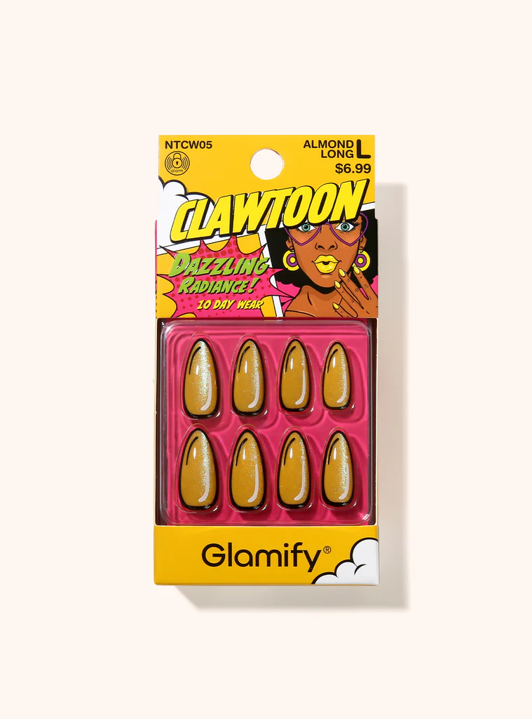 Nail Tip: CLAWTOON -ALMOND 
LONG