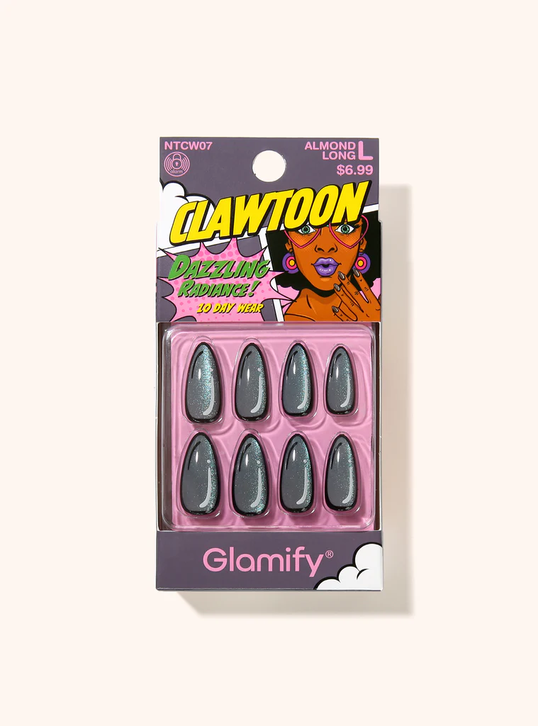 Nail Tip: CLAWTOON -ALMOND 
LONG