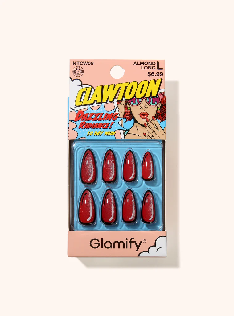 Nail Tip: CLAWTOON -ALMOND 
LONG