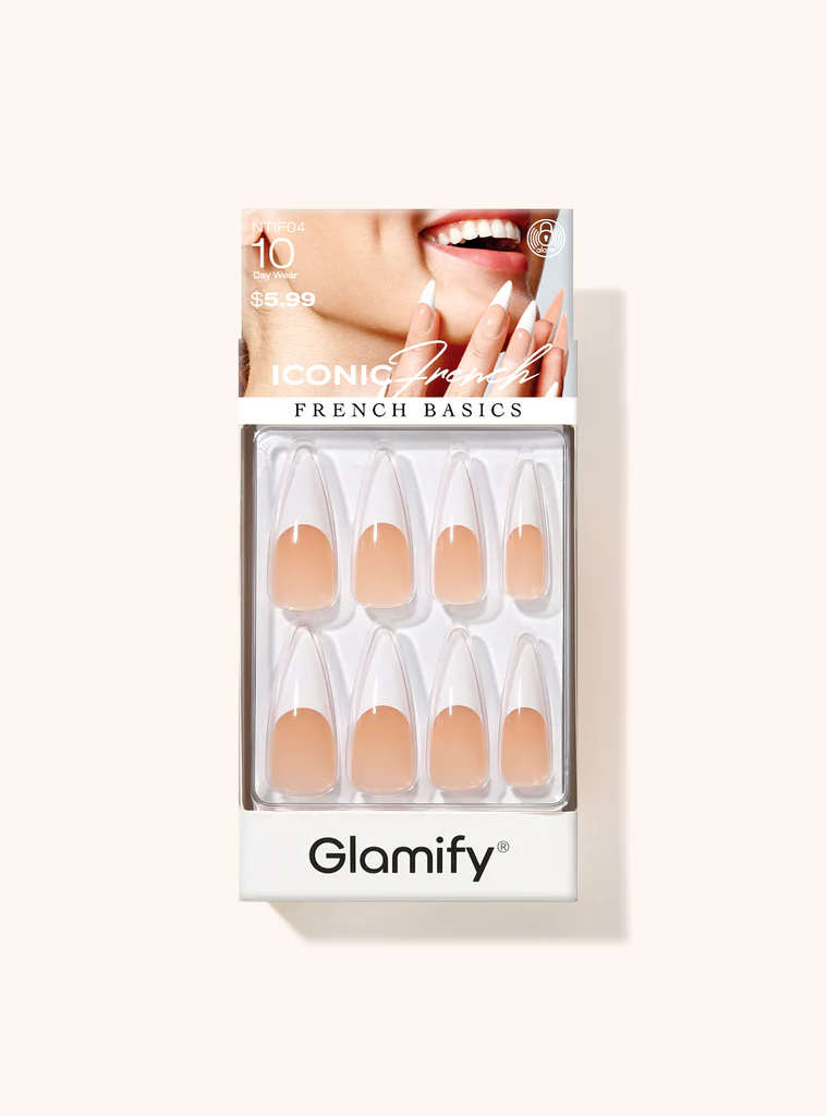 Nail Tip: ICONIC FRENCH STILLETO X-LONG