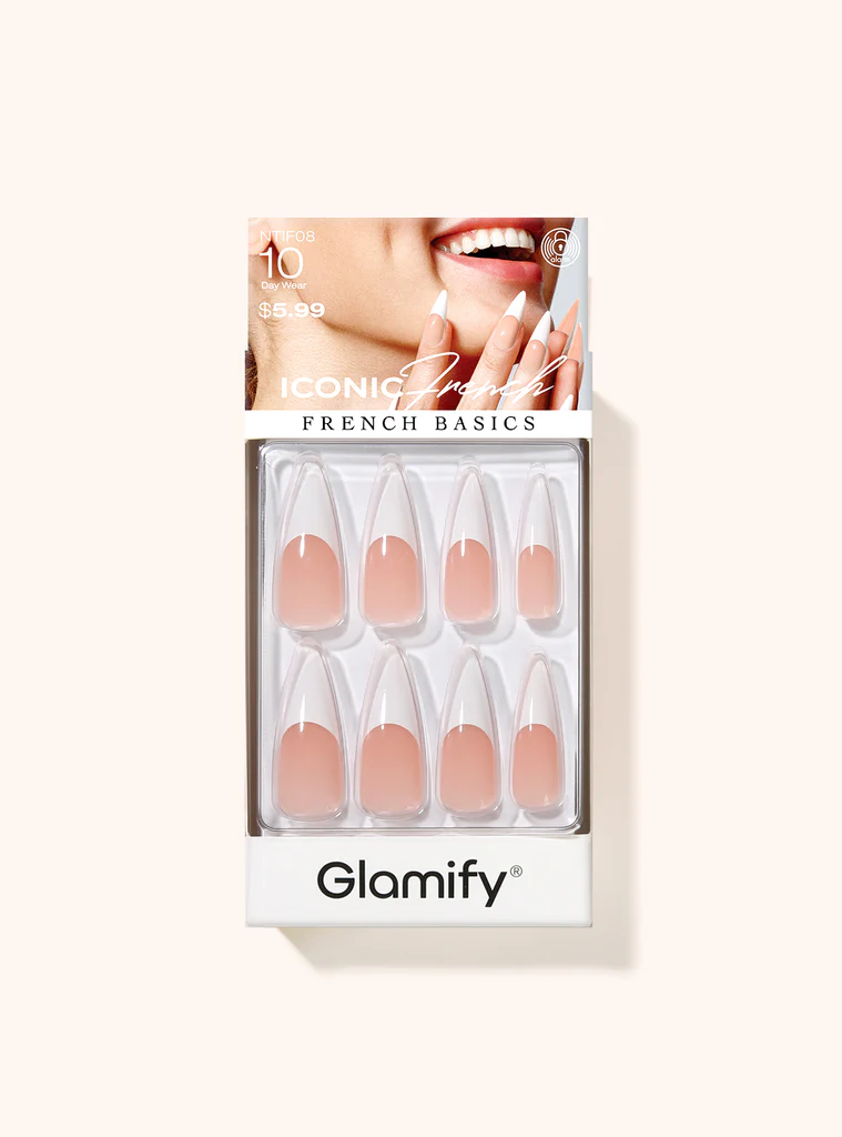 Nail Tip: ICONIC FRENCH STILETTO X-LONG