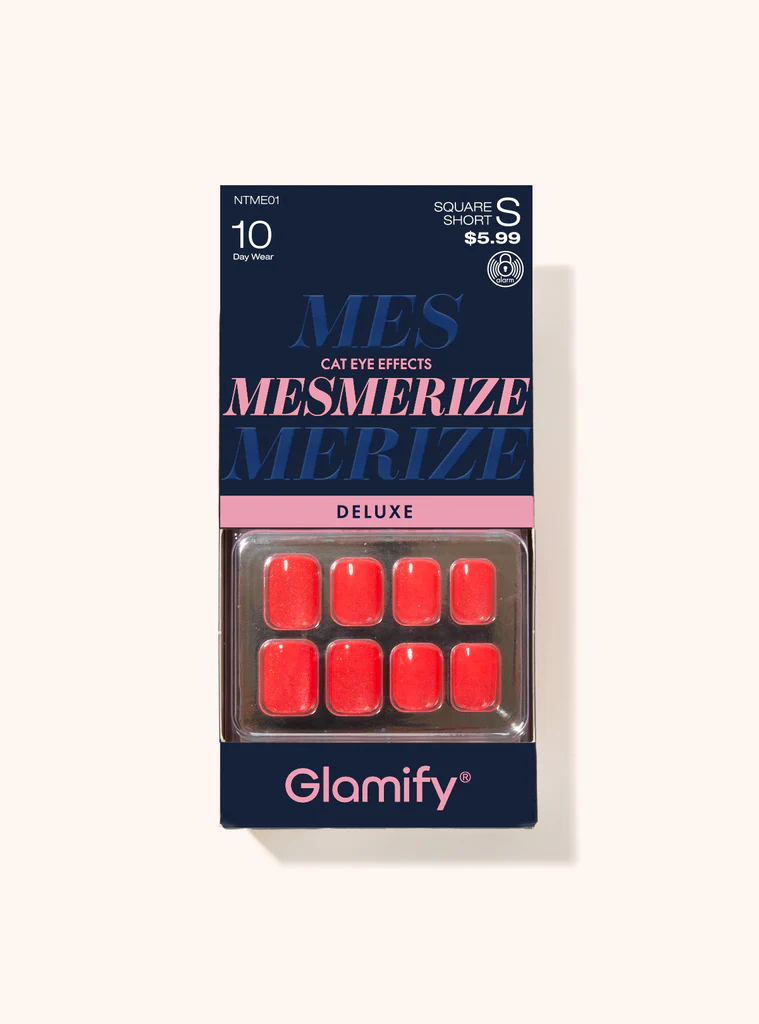Nail Tip: MESMERIZE - SQUARE
 SHORT