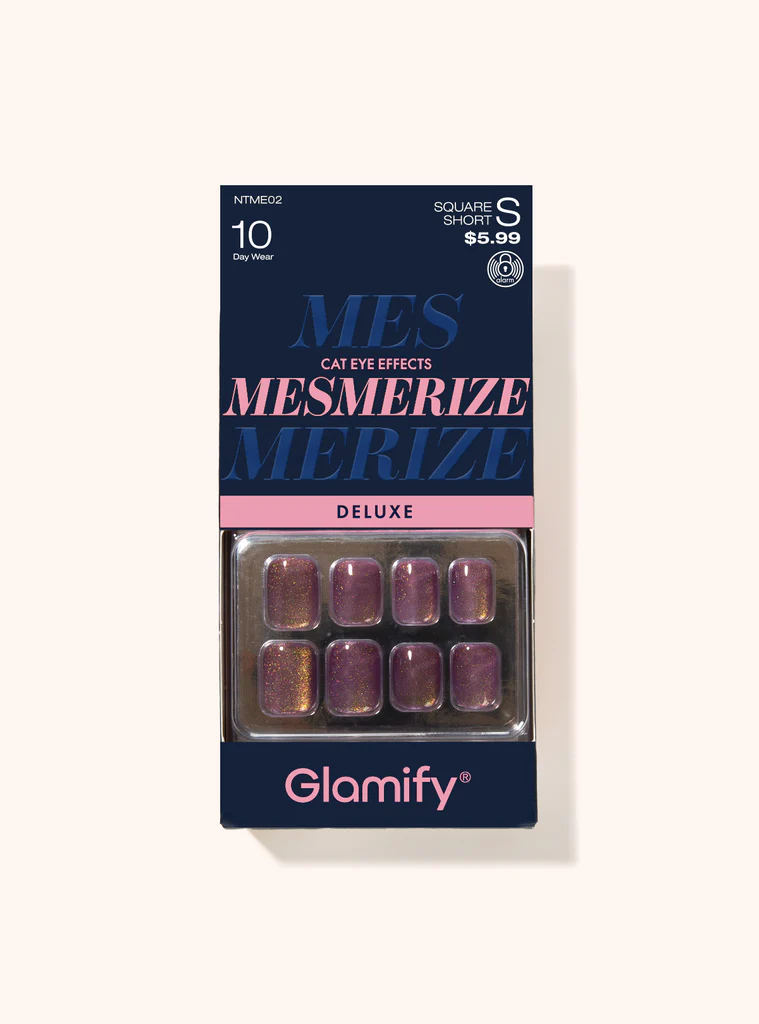 Nail Tip: MESMERIZE - SQUARE
 SHORT