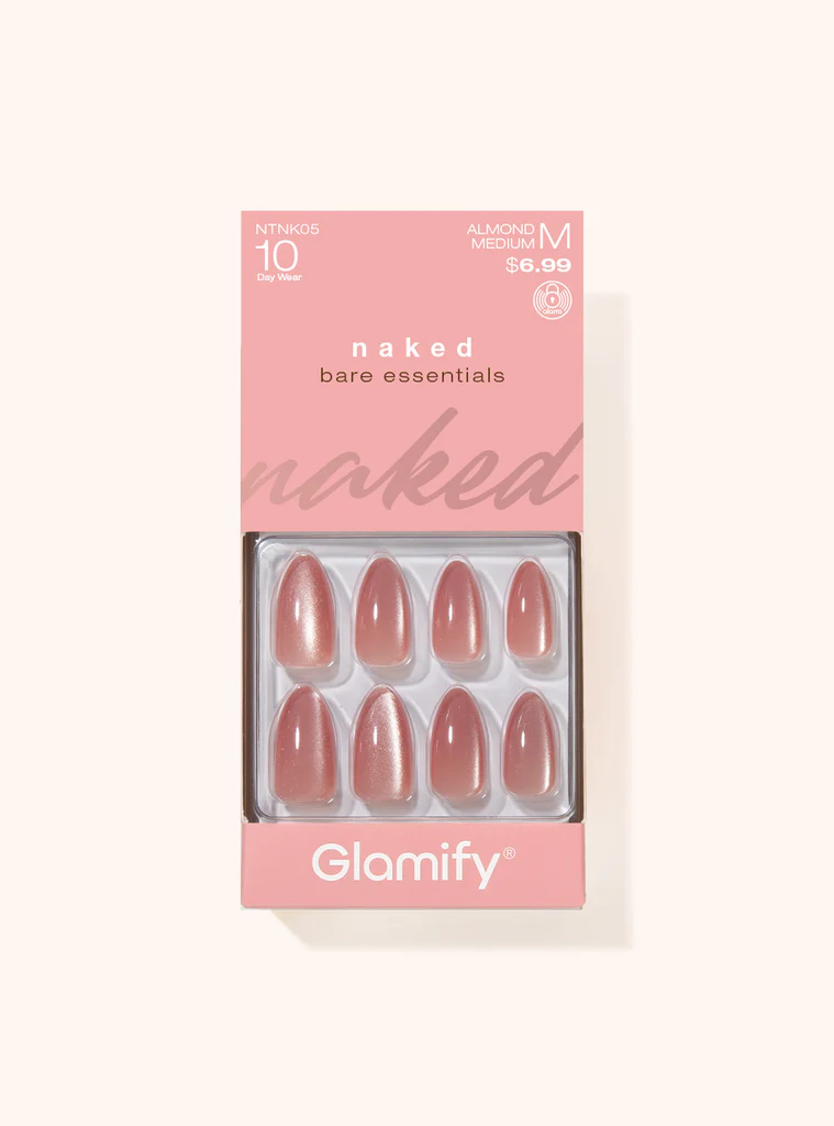 Nail Tip: NAKED (BARE)- ALMOND MEDIUM