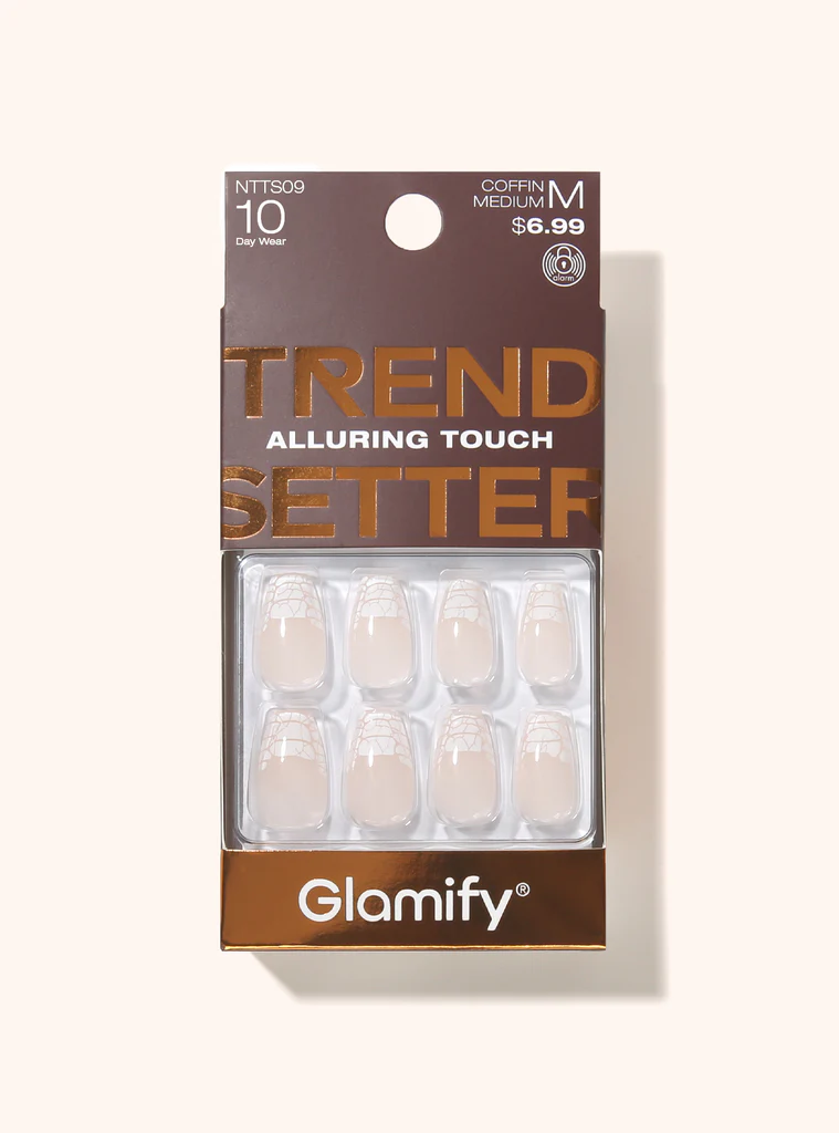 Nail Tip: TRENDSETTER-COFFIN MEDIUM