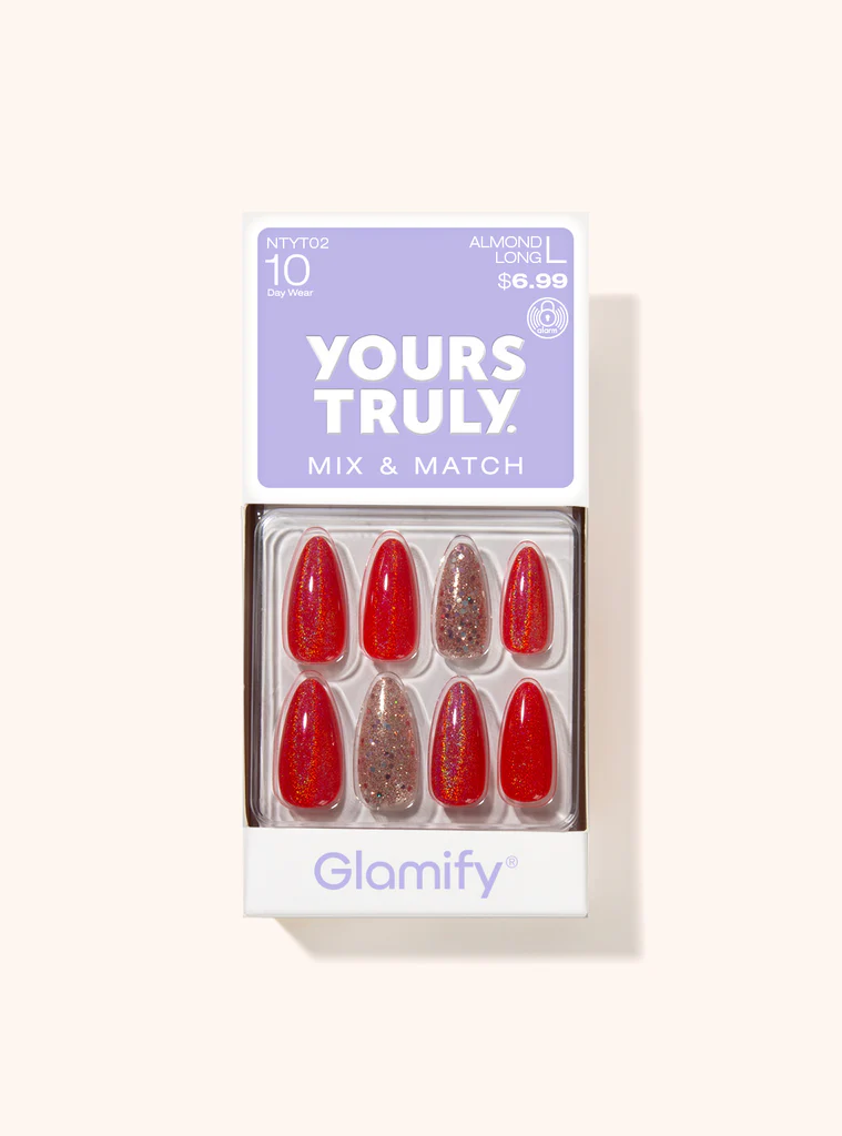 Nail Tip: YOURS TRULY - ALMOND
 LONG