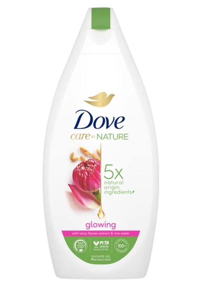 DOVE CARE BY NATURE - GLOWING WITH LOTUS FLOWER & RICE WATER