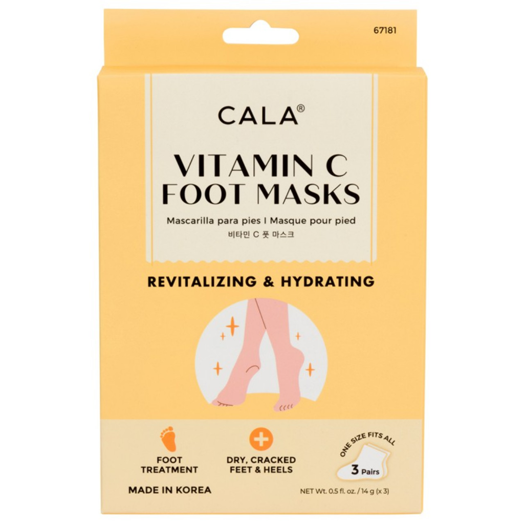 FOOT MASK - VITAMIN C (REVITALIZING & HYDRATING) EACH