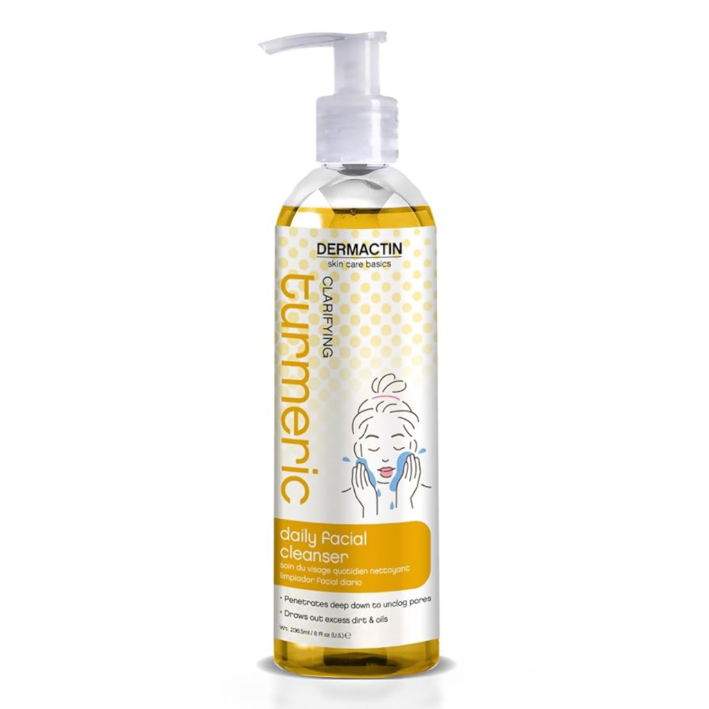 DERMACTIN DAILY FACIAL CLEANSER TURMERIC 8OZ