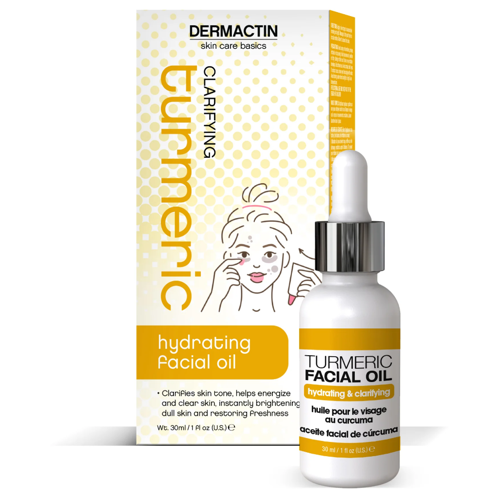DERMACTIN TURMERIC TONING FACIAL OIL 1OZ