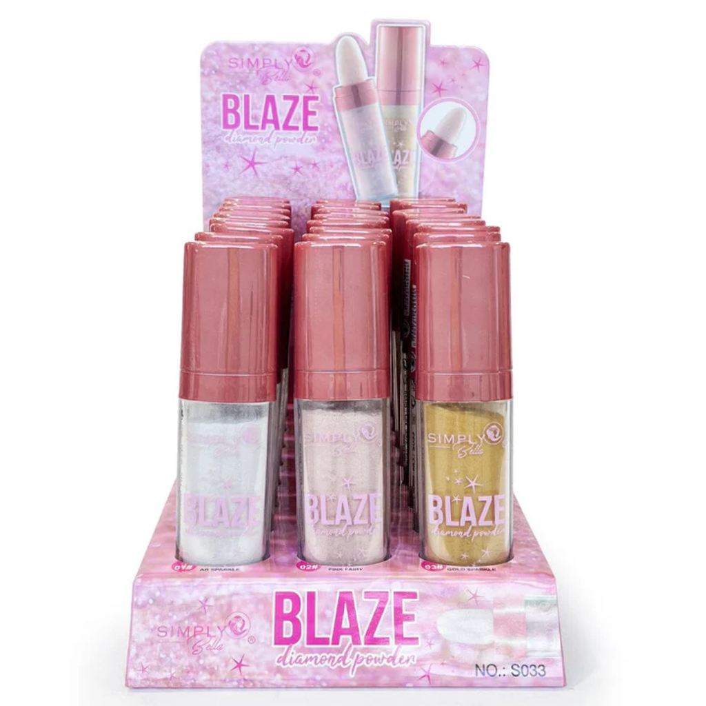 BLAZE DIAMOND POWDER - BODY SHIMMER 3 COLOR