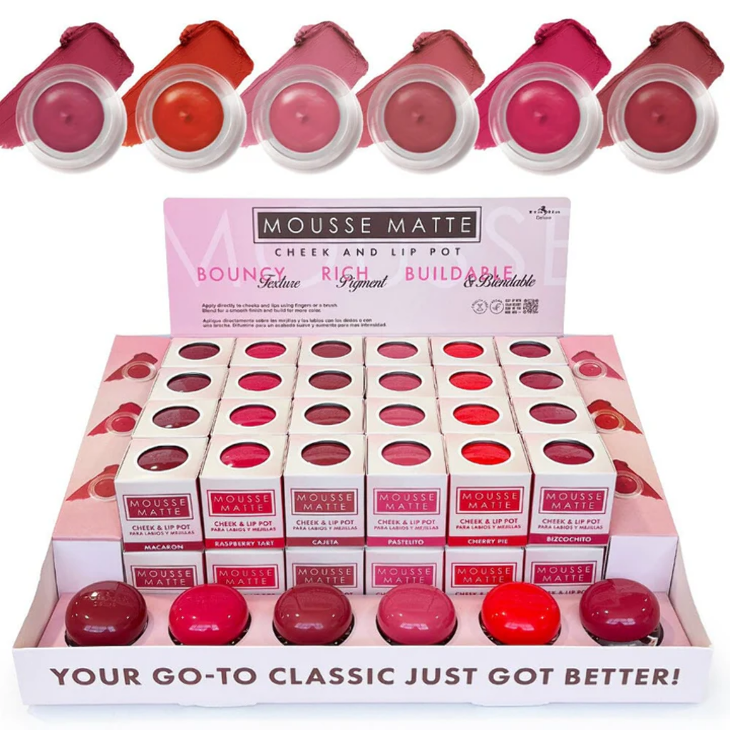 MOUSSE MATTE CHEEK & LIP POT 6 COLOR