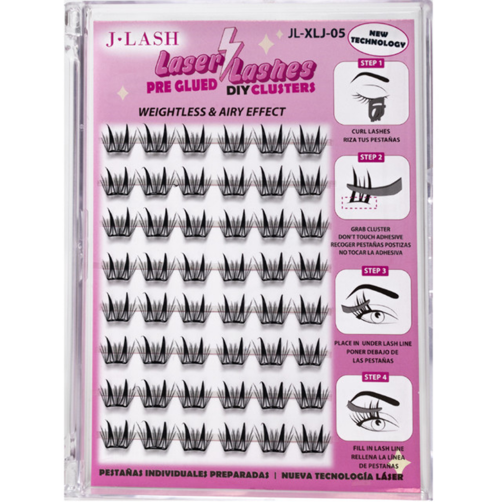 LASER LASH CLUSTERS - (SPIKY)