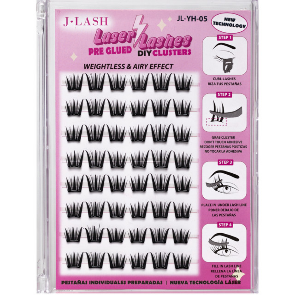 LASER LASH CLUSTERS - (CHROME)