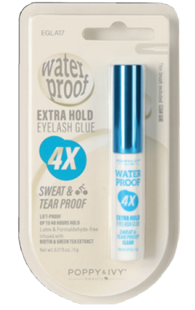 WATERPROOF 4X EXTRA HOLD EYELASH GLUE CLEAR