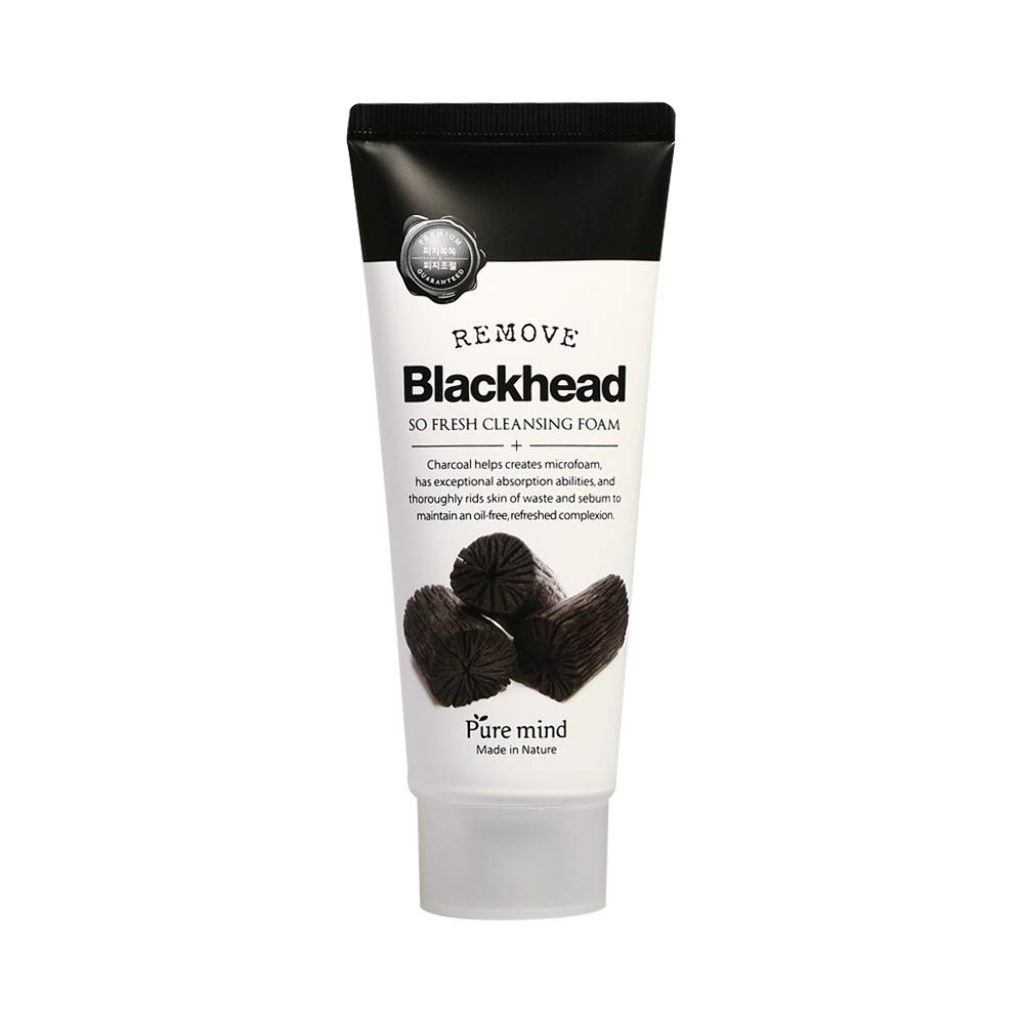 PUREMIND-CLEANSING FOAM 100ML-BLACKHEAD(CHARCOAL)
