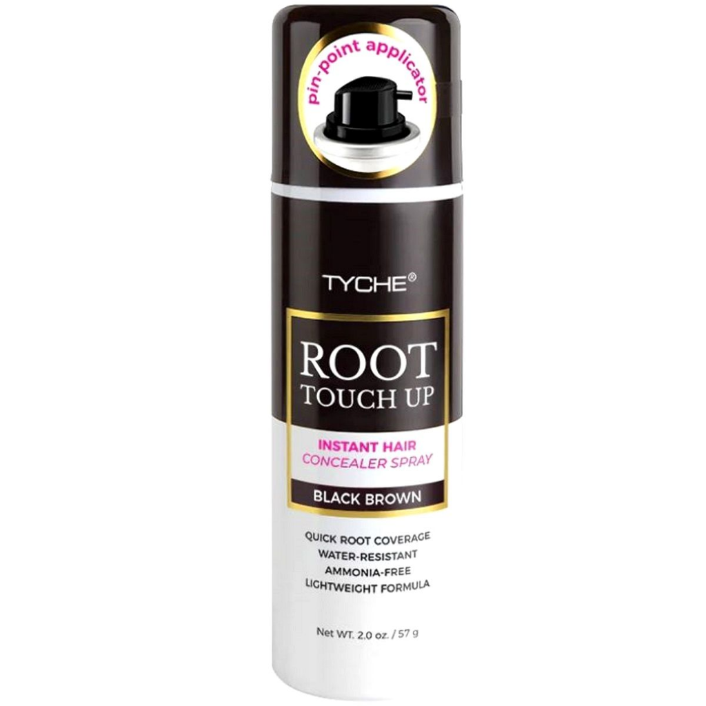 TYCHE ROOT TOUCH UP SPRAY-BLACK BROWN