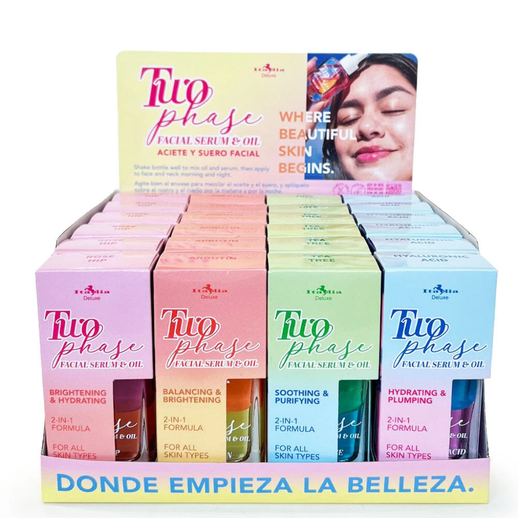 TWO PHASE FACIAL SERUM & OIL (4 TYPE)