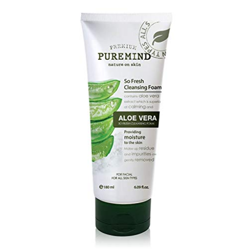 PUREMIND-CLEANSING FOAM-ALOE VERA