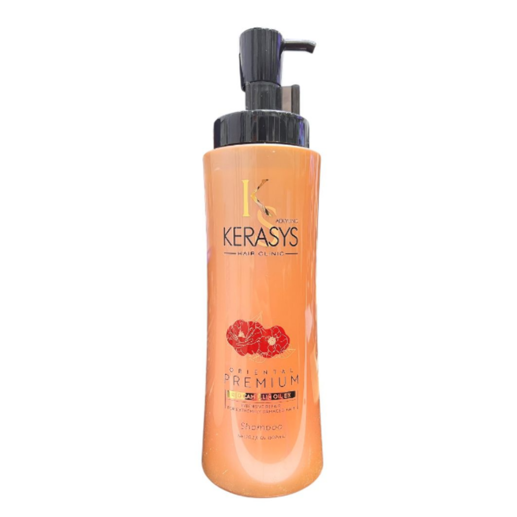 KERASYS ORIENTAL PREMIUM - INTENSIVE REPAIR  SHAMPOO 600ML (PEACH)