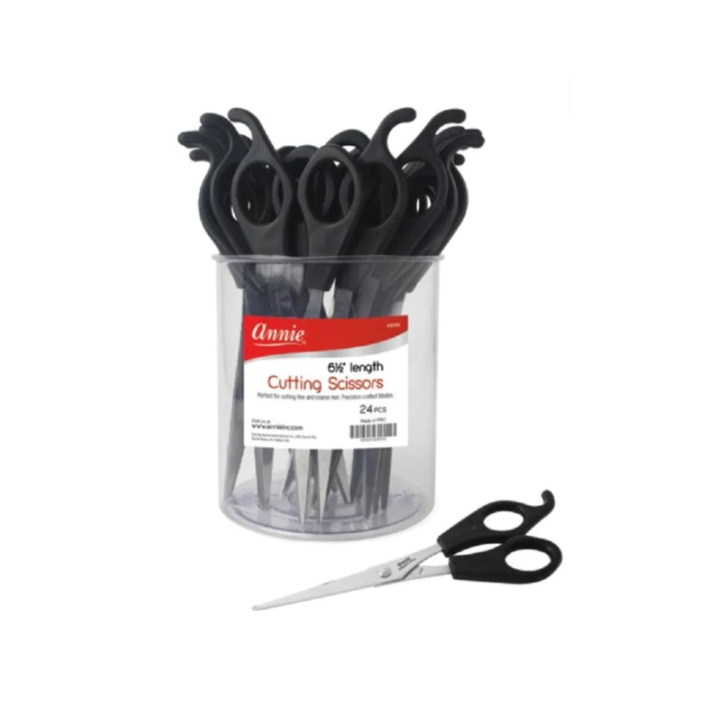 ANNIE HAIR SHEARS 6.5" BLACK