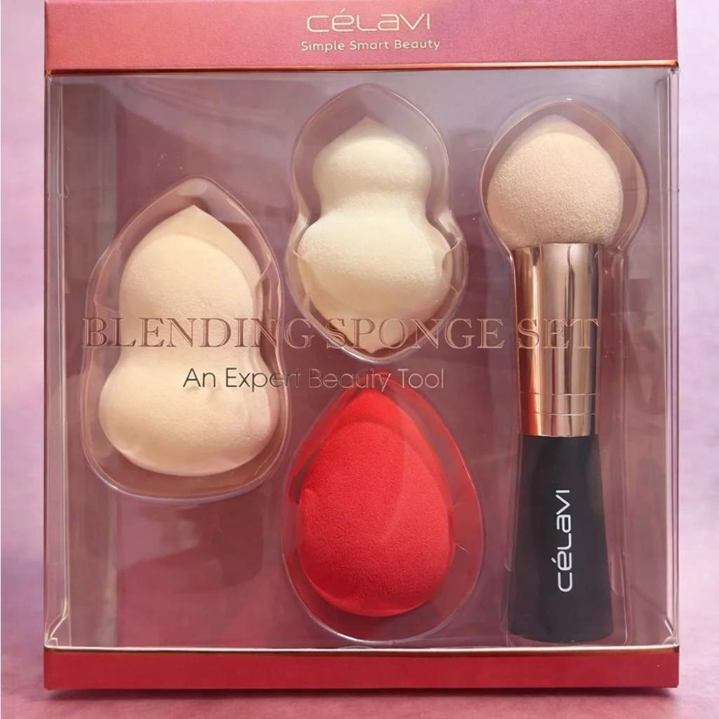 3+1 HANDLE BLENDING SPONGE SET