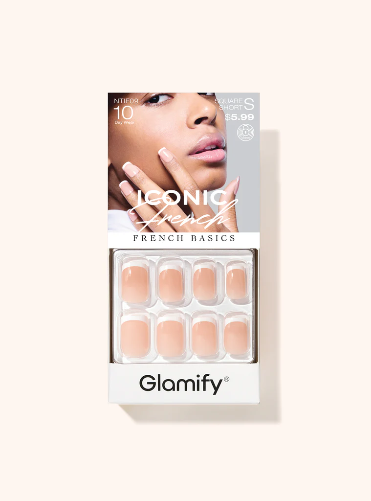 Nail Tip: ICONIC FRENCH SQUARE SHORT