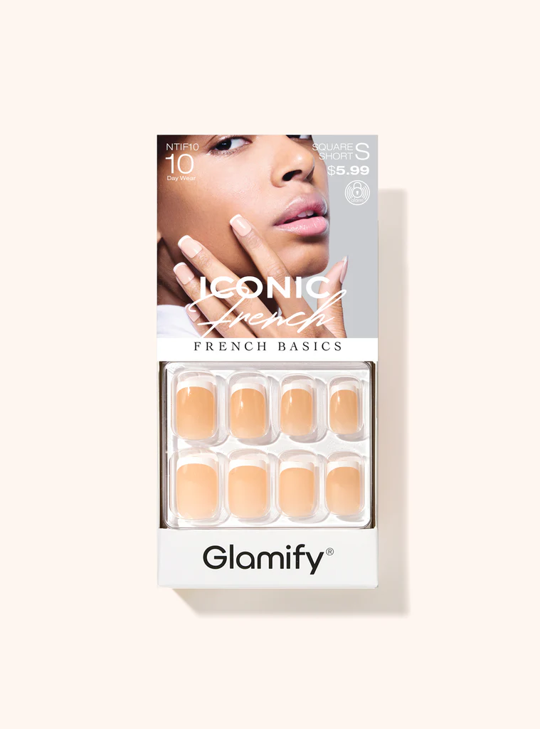 Nail Tip: ICONIC FRENCH SQUARE SHORT