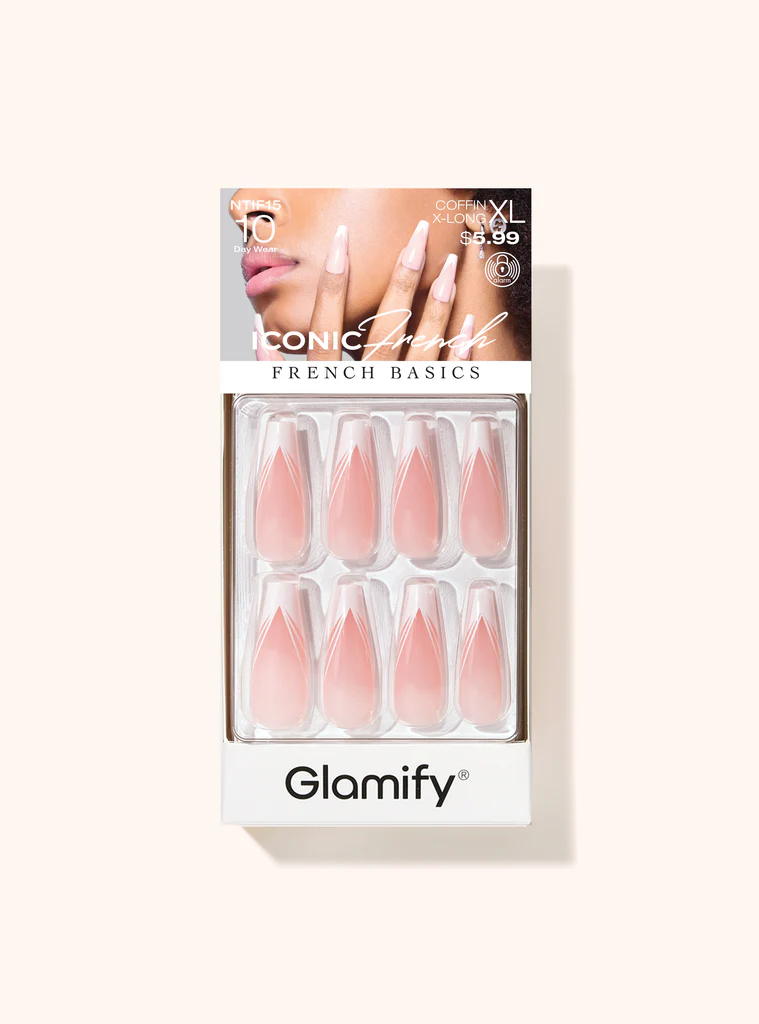 Nail Tip: ICONIC FRENCH COFFIN X-LONG