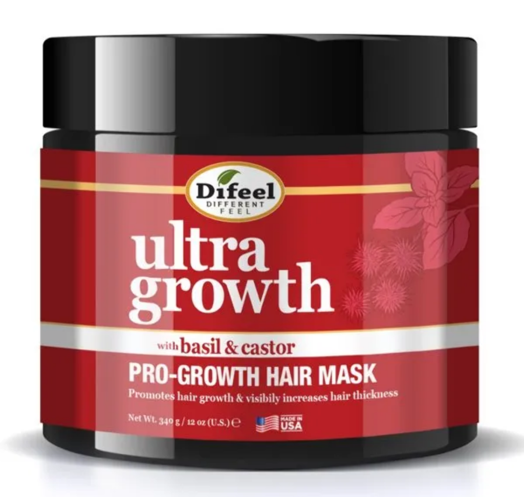 ULTRA GROWTH WITH BASIL & CASTOR HAIR MASK 12OZ