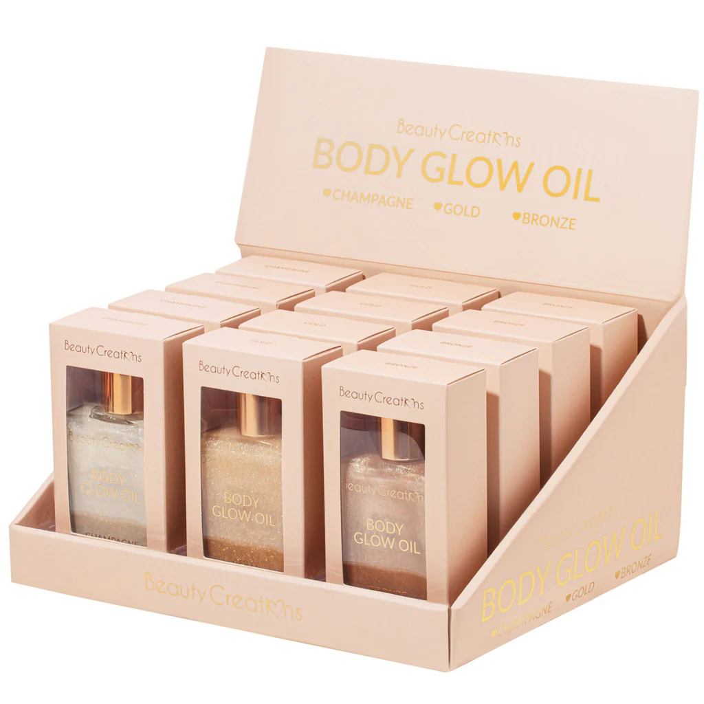 BODY GLOW OIL (CHAMPAGNE, GOLD, BRONZE)