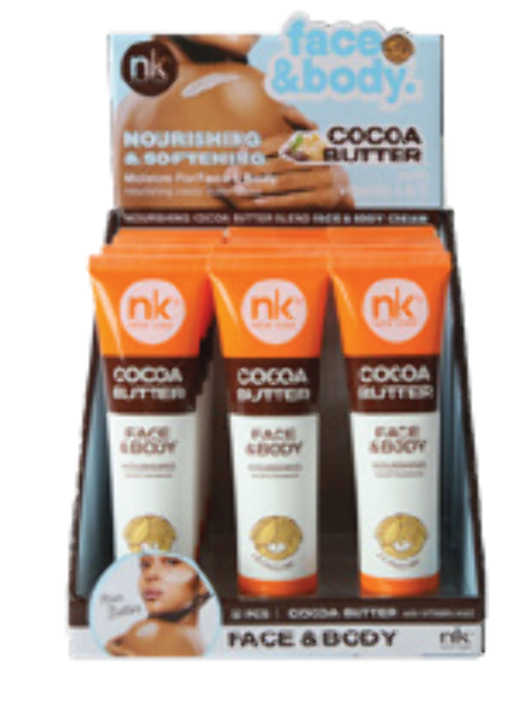 NK COCOA BUTTER FACE & BODY CREAM WITH VITAMIN A & E 100ML