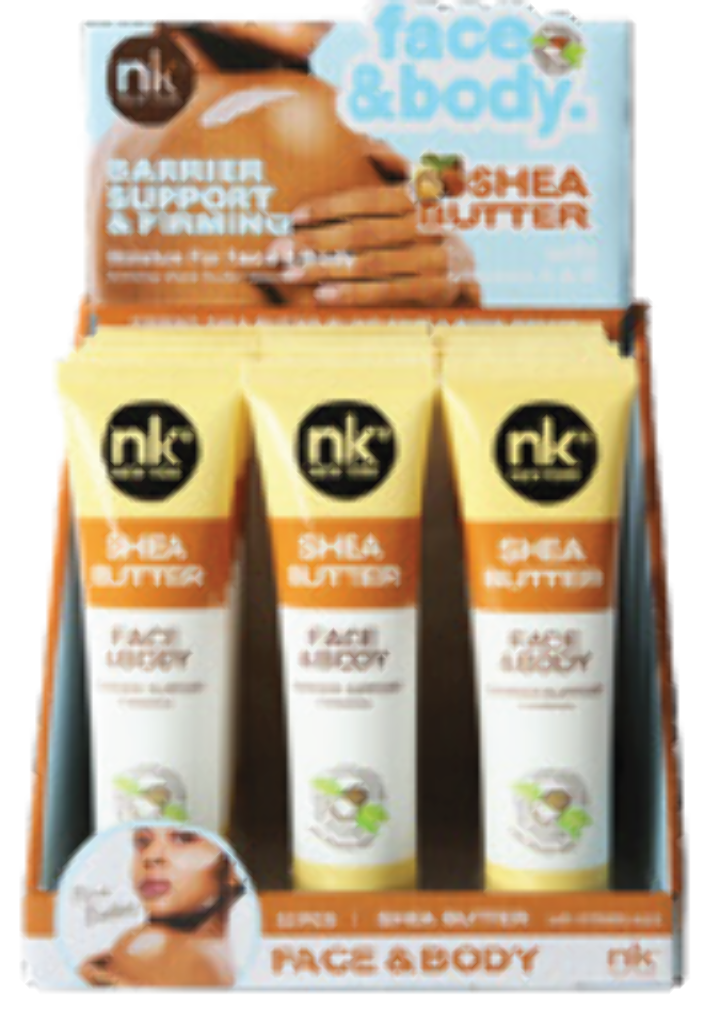 NK SHEA BUTTER FACE & BODY CREAM WITH VITAMIN A & E