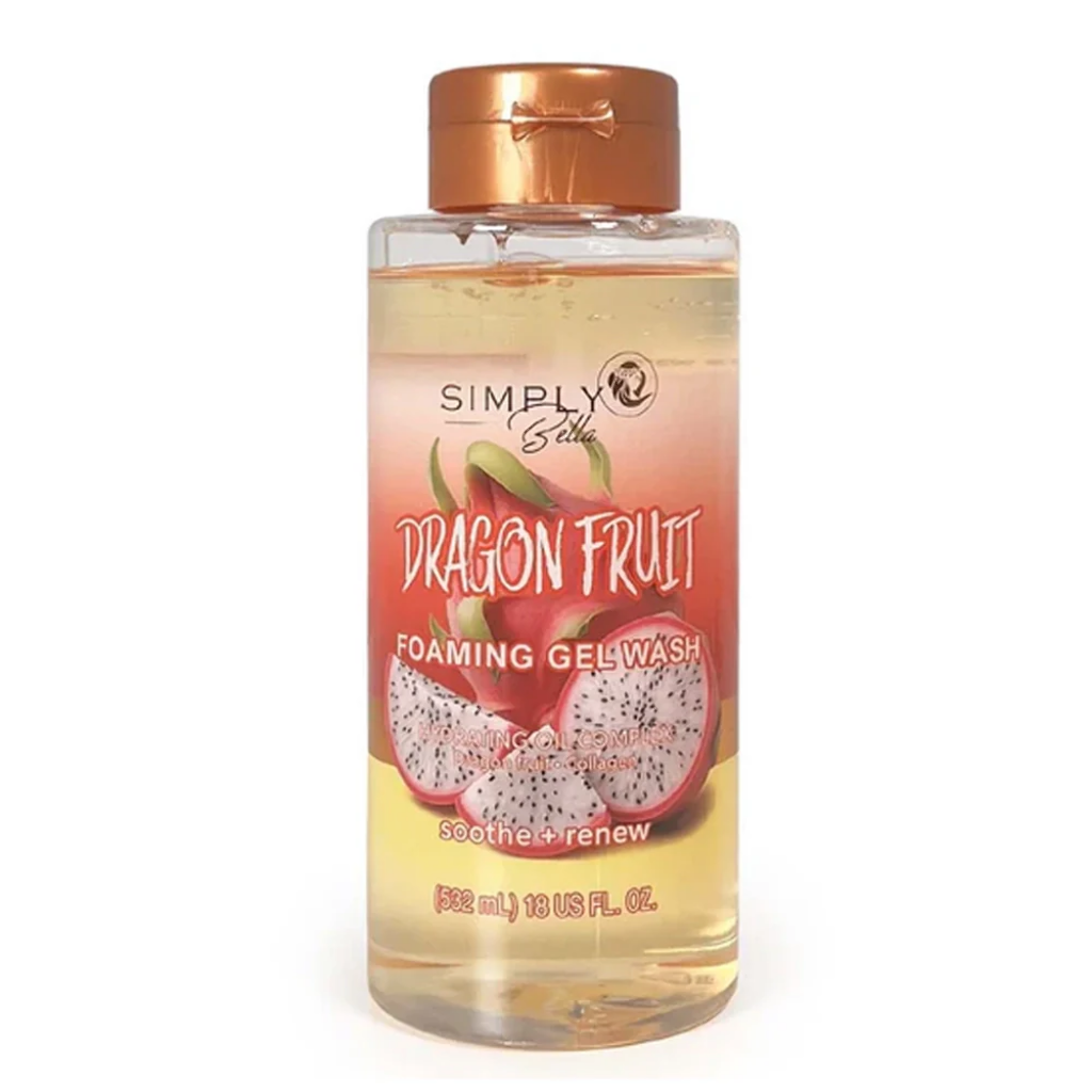 SIMPLY BELLA DRAGONFRUIT FOAMING GEL WASH 18OZ