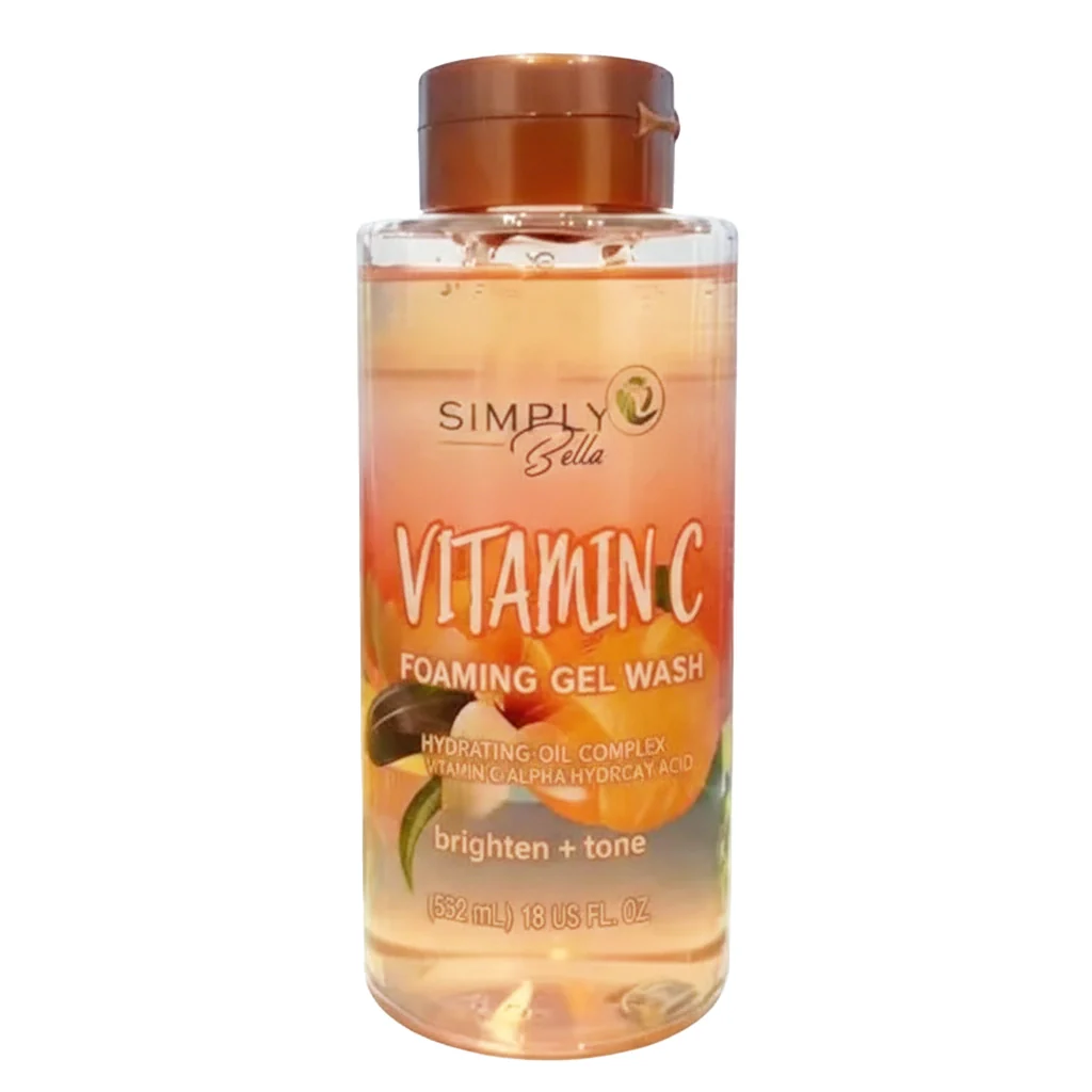 SIMPLY BELLA VITAMIN C FOAMING GEL WASH 18OZ