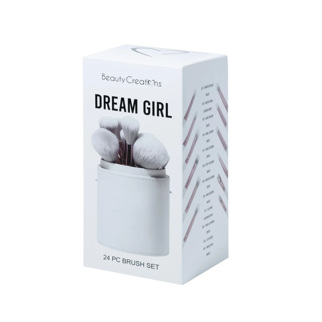 24PC BRUSH SET - DREAM GIRL (WHITE BOX)