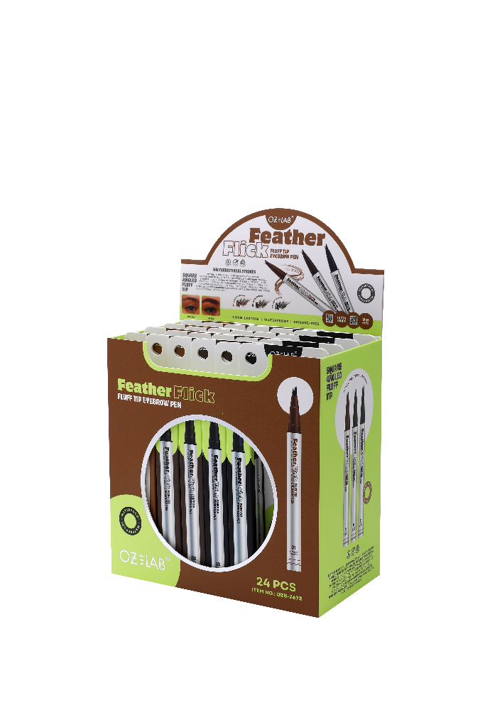 OZLAB FEATHER FLICK FLUFF TIP EYEBROW PEN 3COLOR