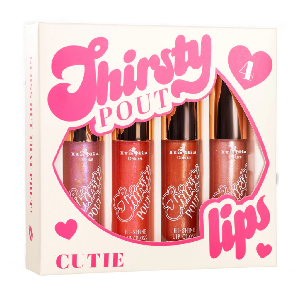 ITALIA DELUXE THIRST POUT CUTIE LIPGLOSS SET - 174SET03