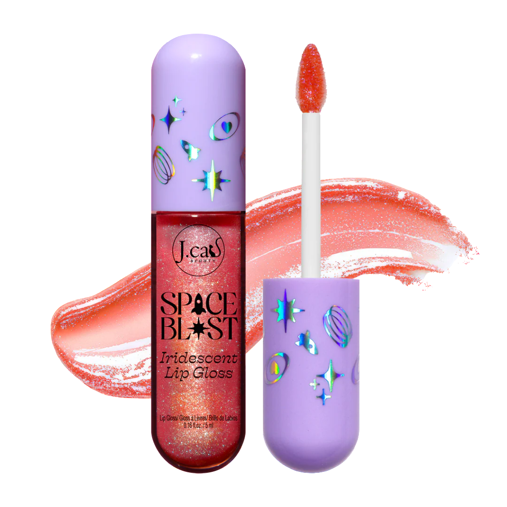 SPACE BLAST IRIDESCENT LIP GLOSS - AMBER POLISH